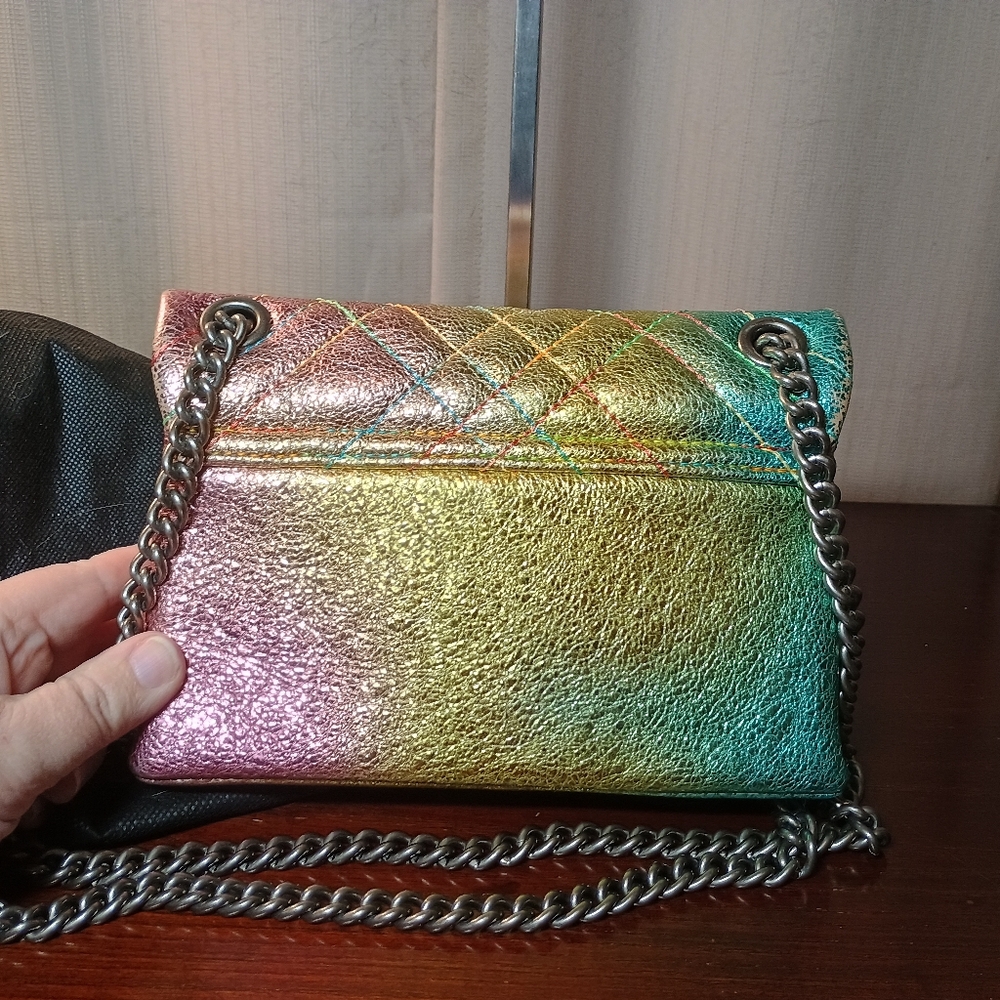 Kurt Geiger Brixton Lock Flap Shoulder Bag - Picture 3 of 7